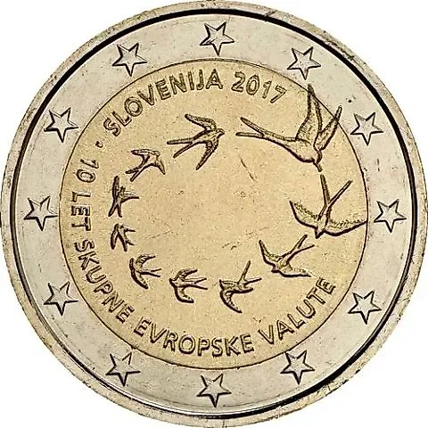 2 Euro 2017, 10 Years of the Euro in Slovenia [Slovenia] — 1