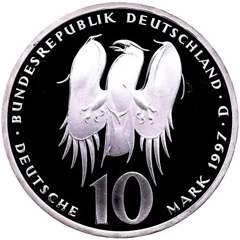 10 марок 1997, D, Меланхтон [Германия] Proof — 1