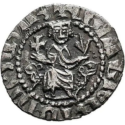 Tram 1198, King Seated on Throne [Armenia / Cilician Armenian State] — 1