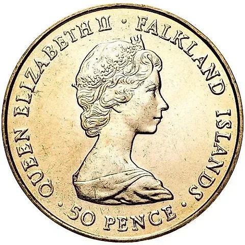 50 Pence 1982, Liberation of the Falklands [Falkland Islands] — 1
