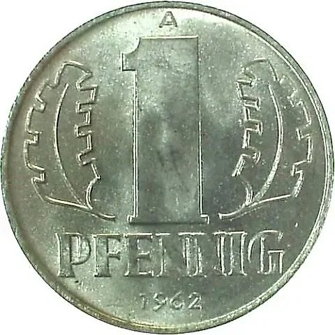 1 Pfennig 1962, A [Germany / GDR] — 1