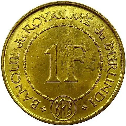 1 Franc 1965 [Burundi] — 1