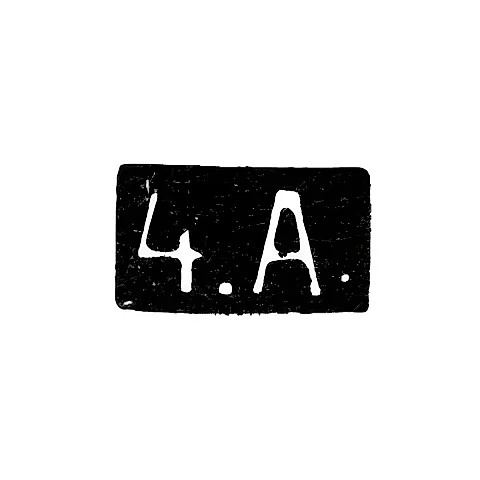 Четвертая Московская Артель - инициалы "4.А." - после 1908 г.