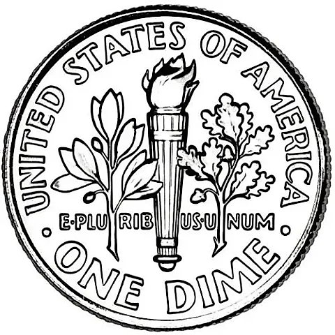 10 Cents 2012, P [USA] — 1