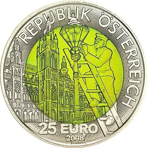 25 евро 2008, освещение Австрия [Австрия] — 1
