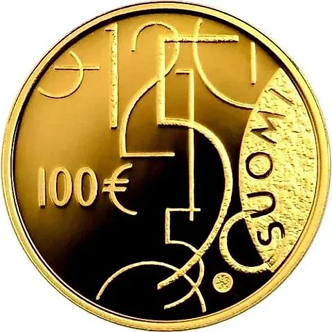 100 евро 2010, 150 лет финской валюте [Финляндия] Proof — 1