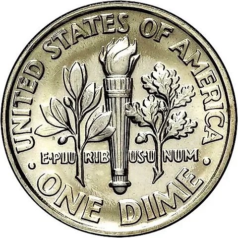 10 Cents 1996, W, Mint Mark "W" - West Point [USA] — 1