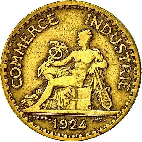 1 франк 1924 [Франция] — 1