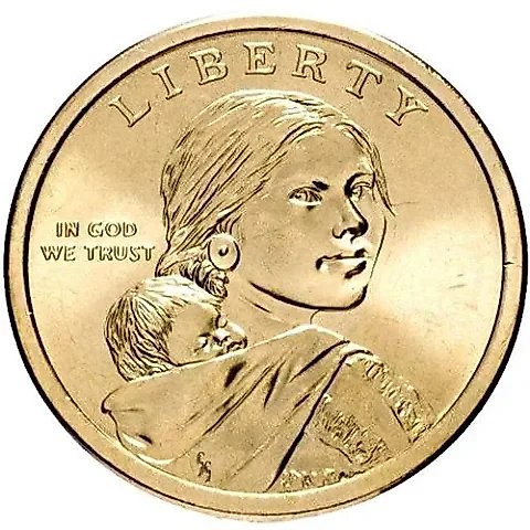 1 Dollar 2017, P, Sequoyah [USA] — 1