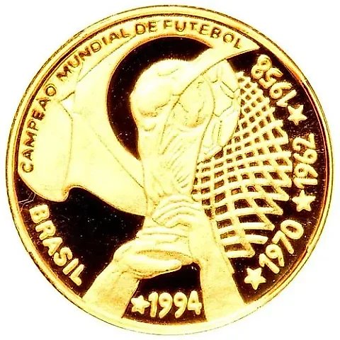 20 Reais 1994, Brazil - Four-Time FIFA World Cup Champion [Brazil] — 1