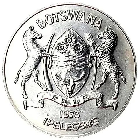 5 Pula 1978, Oryx [Botswana] — 1