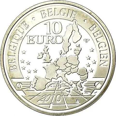10 Euro 2010, Museum of Africa [Belgium] Proof — 1