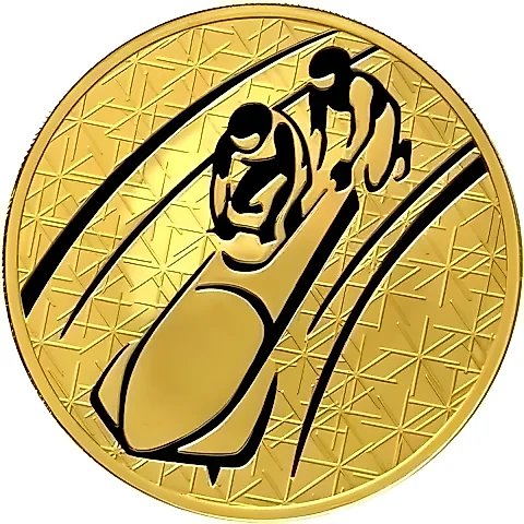 200 рублей 2010, ММД, бобслей Proof — 1