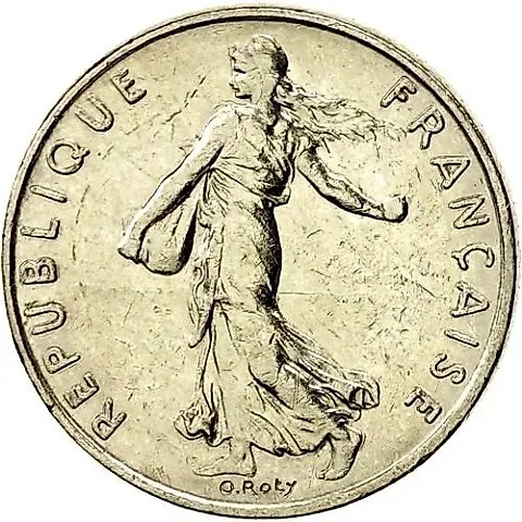 1/2 Franc 1983 [France] — 1