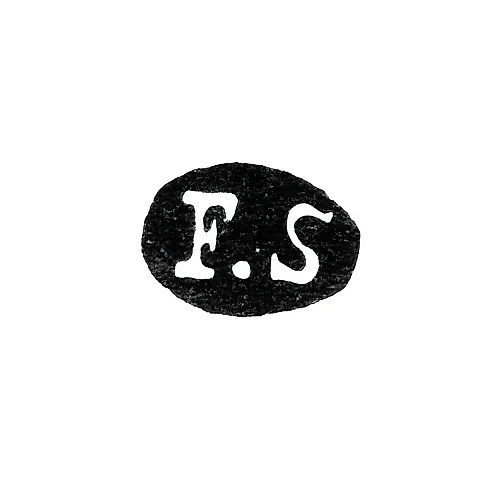 Клеймо мастера Сухих Фридрих Эдуард - Ленинград - инициалы "F.S"