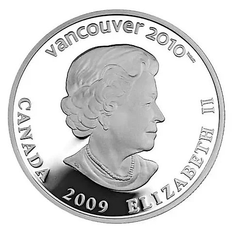 25 Dollars 2009, XXI Winter Olympic Games, Vancouver 2010 - Cross-Country Skiing [Canada] — 1