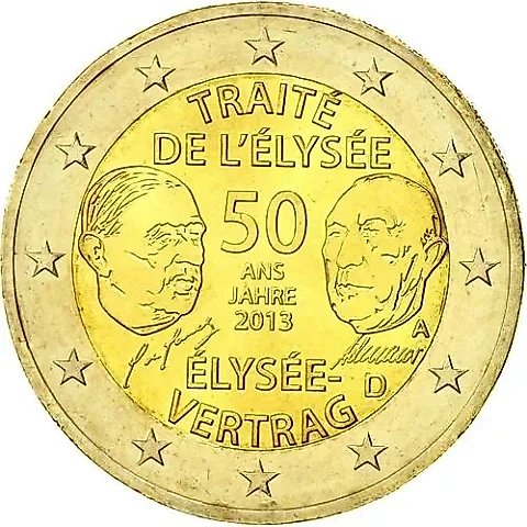 2 Euro 2013, A, Elysée Treaty [Germany] — 1