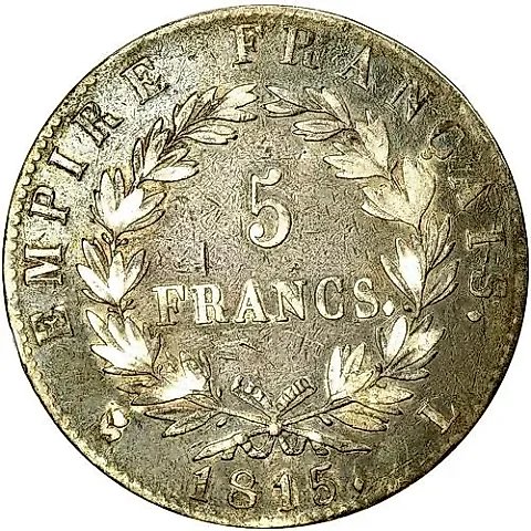 5 франков 1815, Наполеон I [Франция] — 2