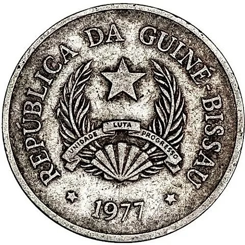 5 Pesos 1977 [Guinea-Bissau / Guinea] — 1