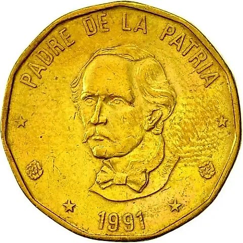 1 Peso 1991 [Dominica / Dominican Republic] — 1