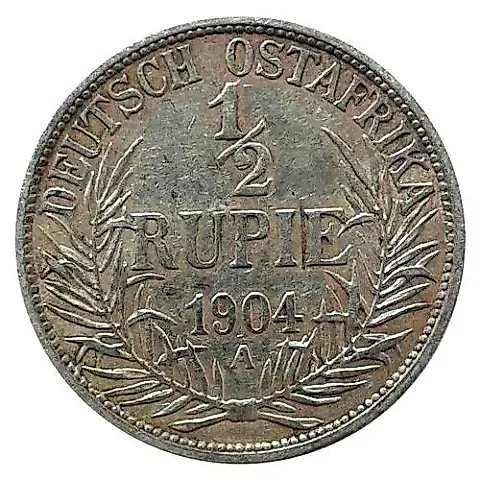 1/2 Rupee 1904 [German East Africa] — 2