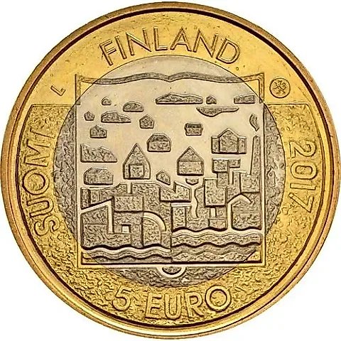 5 евро 2017, Кекконен [Финляндия] — 1