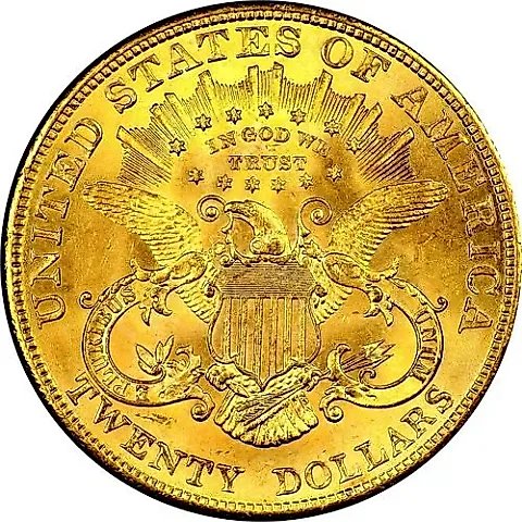 1904 20 Dollars, Liberty Head [USA] — 1