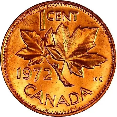 1 цент 1972 [Канада] — 1