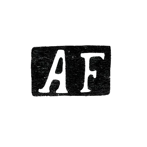 Клеймо мастера Форштедт Авраам (Forstedt Abraham) - Ленинград - инициалы "AF"