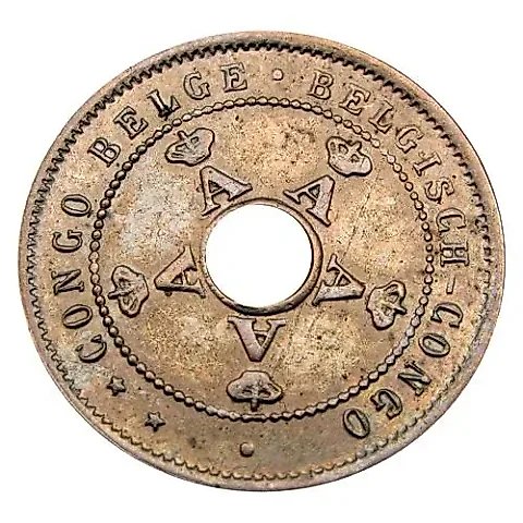 5 Centimes 1911 [Democratic Republic of the Congo / Belgian Congo] — 1