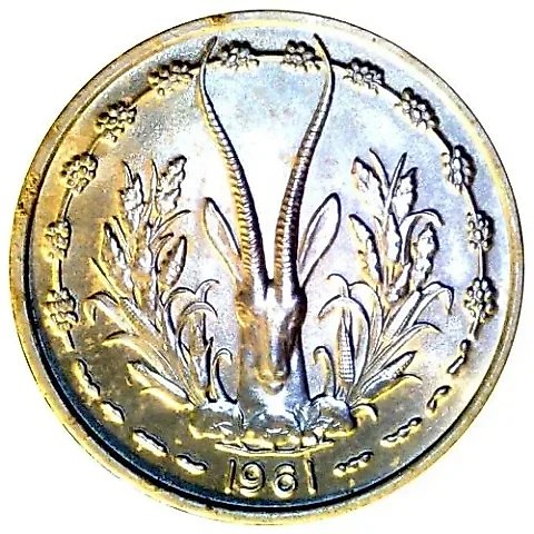 1 Franc 1961 [West Africa (BCEAO)] — 1
