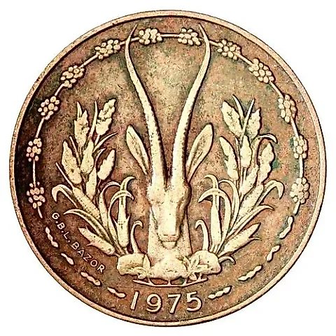 10 Francs 1975 [West Africa (BCEAO)] — 1