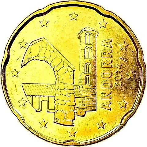 20 Euro Cents 2014-2018 [Andorra] — 1