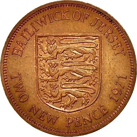 2 New Pence 1971 [Jersey] — 1