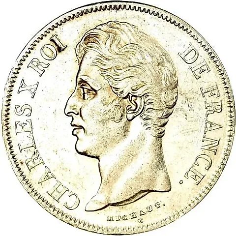 5 Francs 1827-1830 [France] — 1