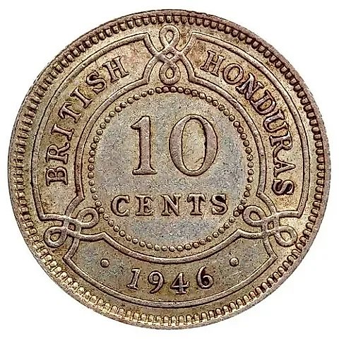 10 центов 1946 [Британский Гондурас] — 2