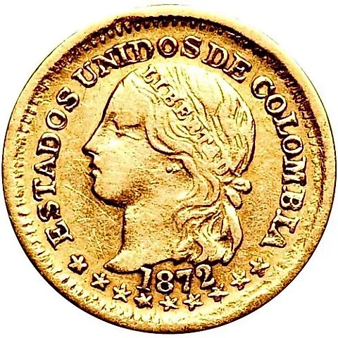 1 Peso 1871-1878 [Colombia] — 1