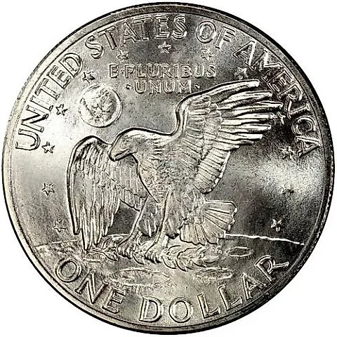 1 Dollar 1971, S, Eisenhower Dollar [USA] — 1