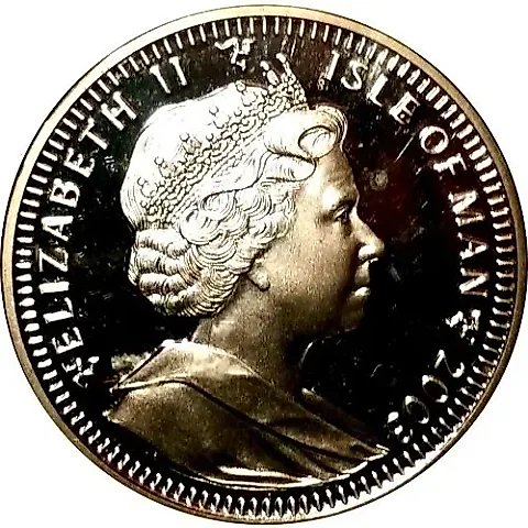 1 крона 2003, Властелин колец - Гэндальф на коне [Остров Мэн] — 1