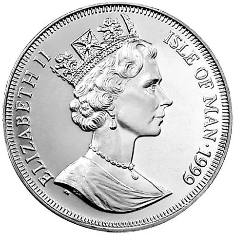 1 Crown 1999, Robert Falcon Scott [Isle of Man] — 1