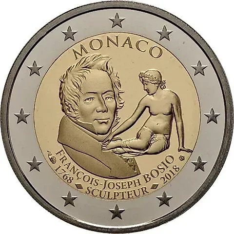 2 Euro 2018, Bosio [Monaco] Proof — 1