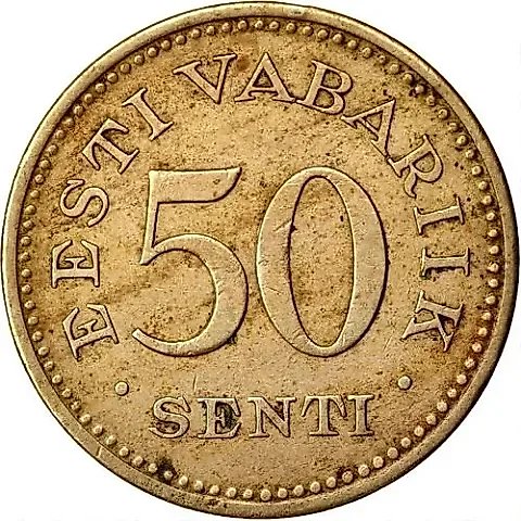 50 Senti 1936 [Estonia] — 2