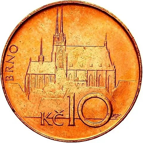 10 крон 1994 [Чехия] — 2