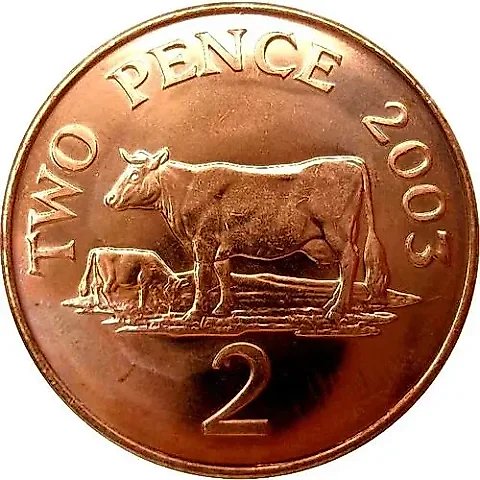 2 пенса 2003 [Гернси] — 1