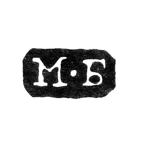 Master's Mark of Mikhail Vasilyevich Borodulin - Leningrad - initials "M-B"