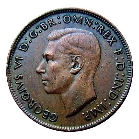 1 пенни 1945 [Австралия] — 1