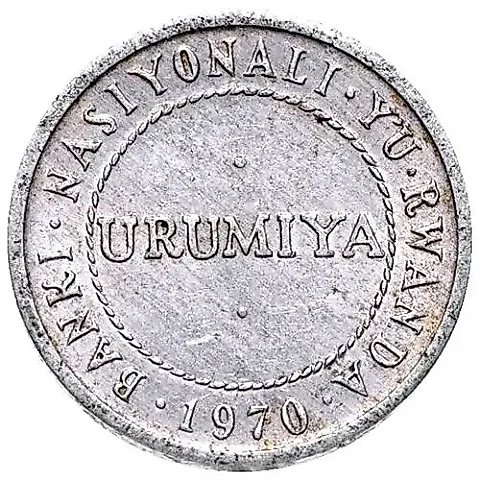 1/2 Franc 1970 [Rwanda] — 1