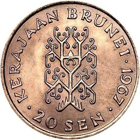 20 Sen 1967 [Brunei] — 1