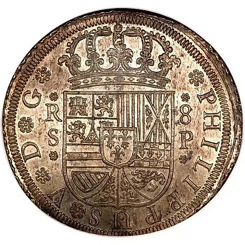 8 Reales 1727-1740 [Spain] — 1