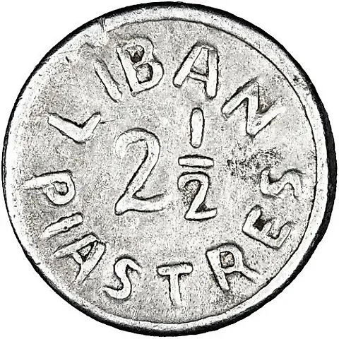 2 1/2 Piastres 1941 [Lebanon] — 2